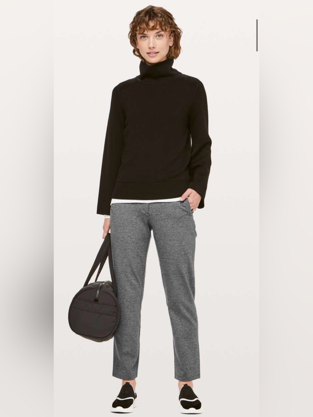 Lululemon On The Move Pant Ponte Heathered Core Dark Grey - Picture 3 of 16